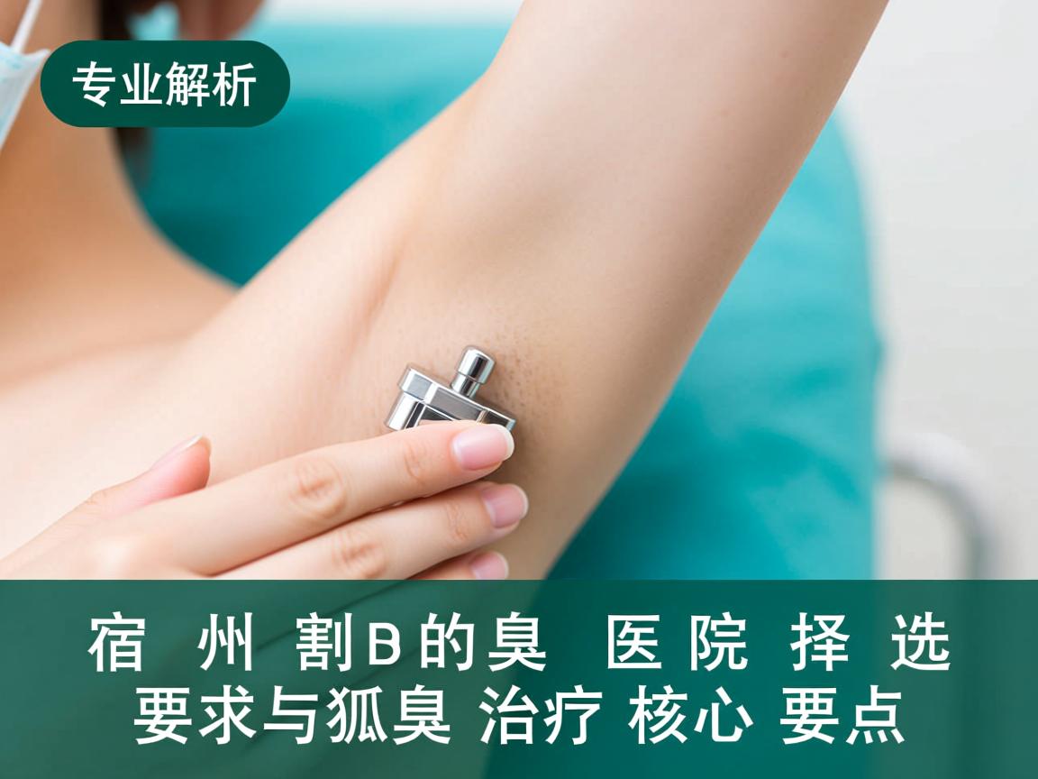 专业解析,宿州割狐臭的医院选择与狐臭治疗核心要点 专业解析,宿州割狐臭的医院选择与狐臭治疗核心要点