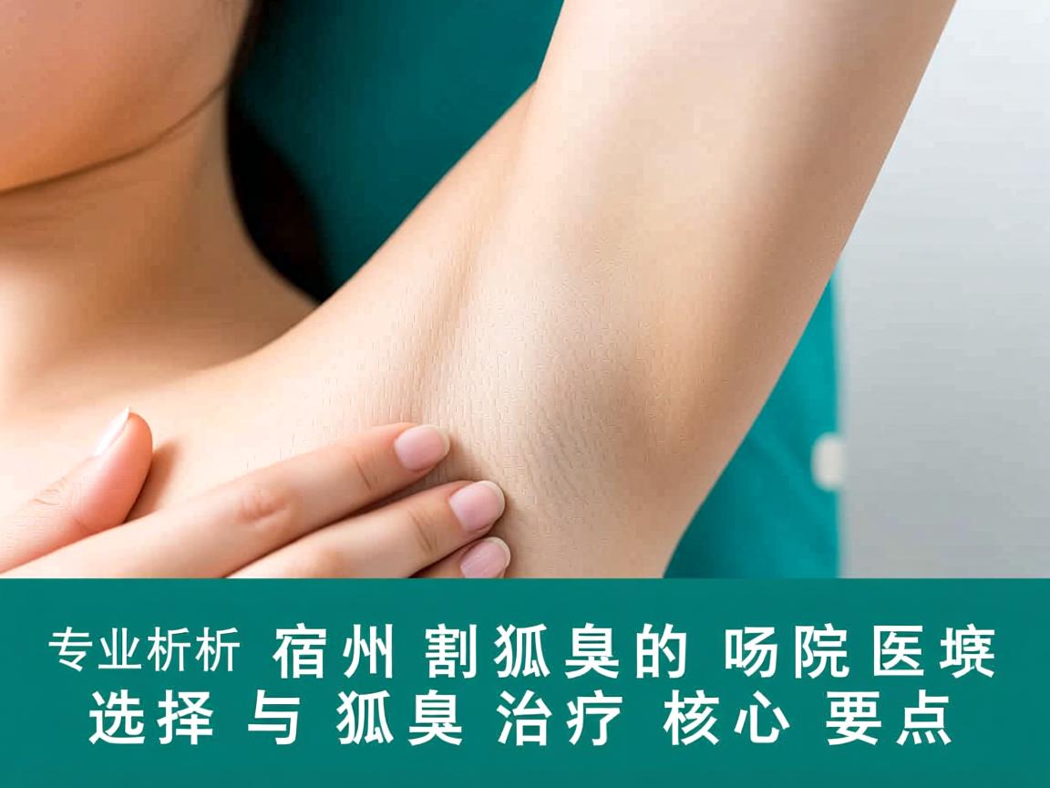 专业解析,宿州割狐臭的医院选择与狐臭治疗核心要点 专业解析,宿州割狐臭的医院选择与狐臭治疗核心要点