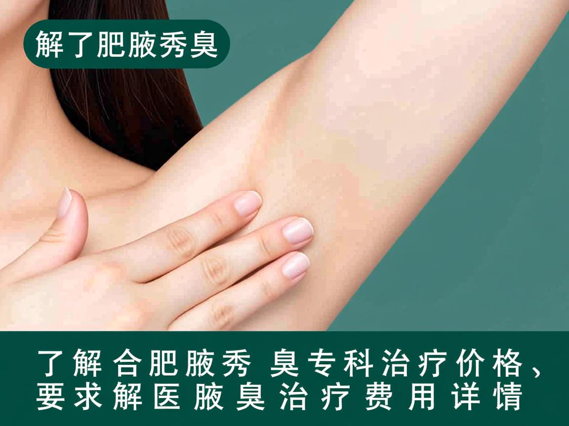 了解合肥腋秀腋臭专科治疗价格,解析腋臭治疗费用详情 了解合肥腋秀腋臭专科治疗价格,解析腋臭治疗费用详情