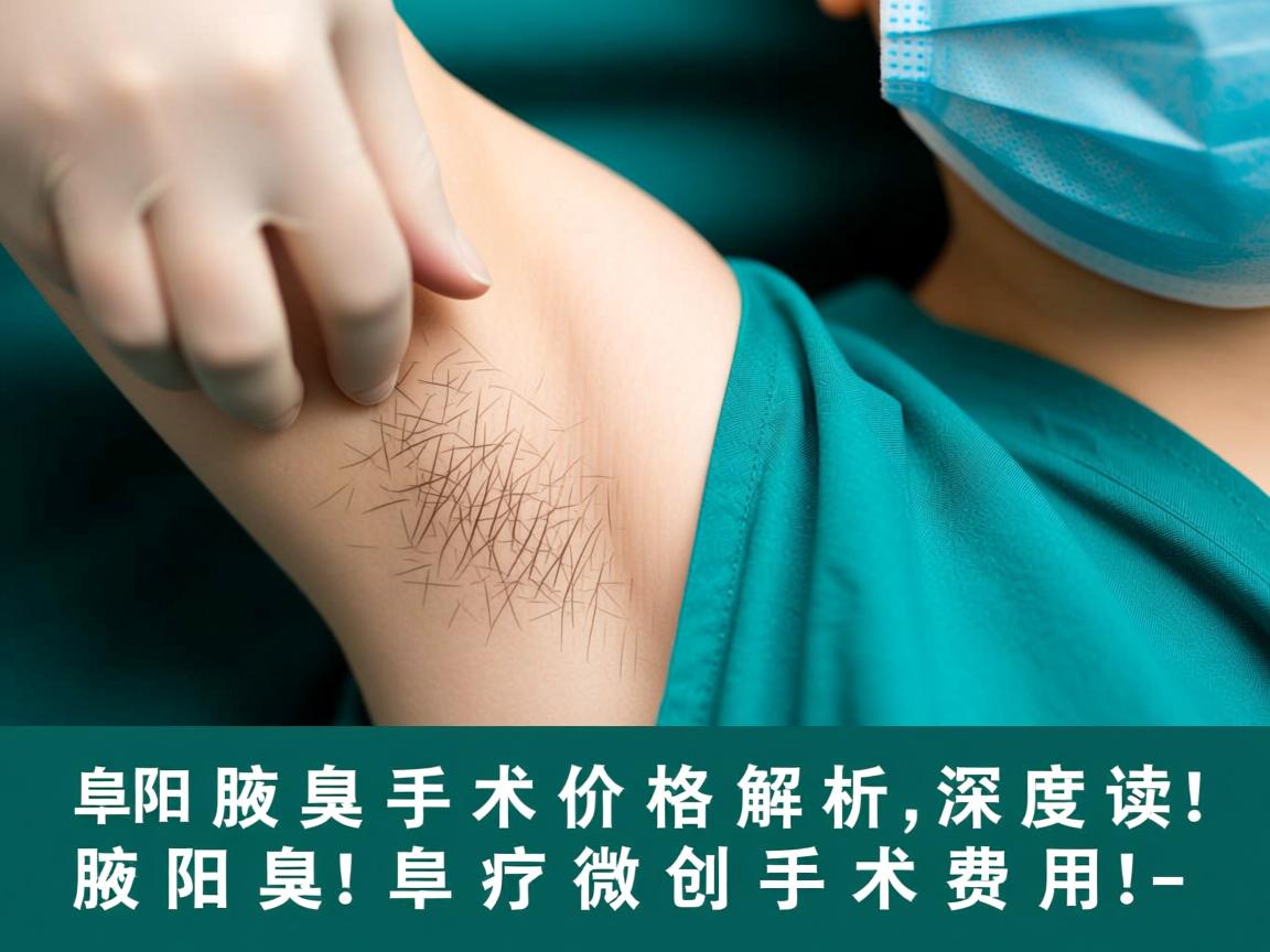 阜阳腋臭手术价格解析，深度解读阜阳腋臭微创手术费用