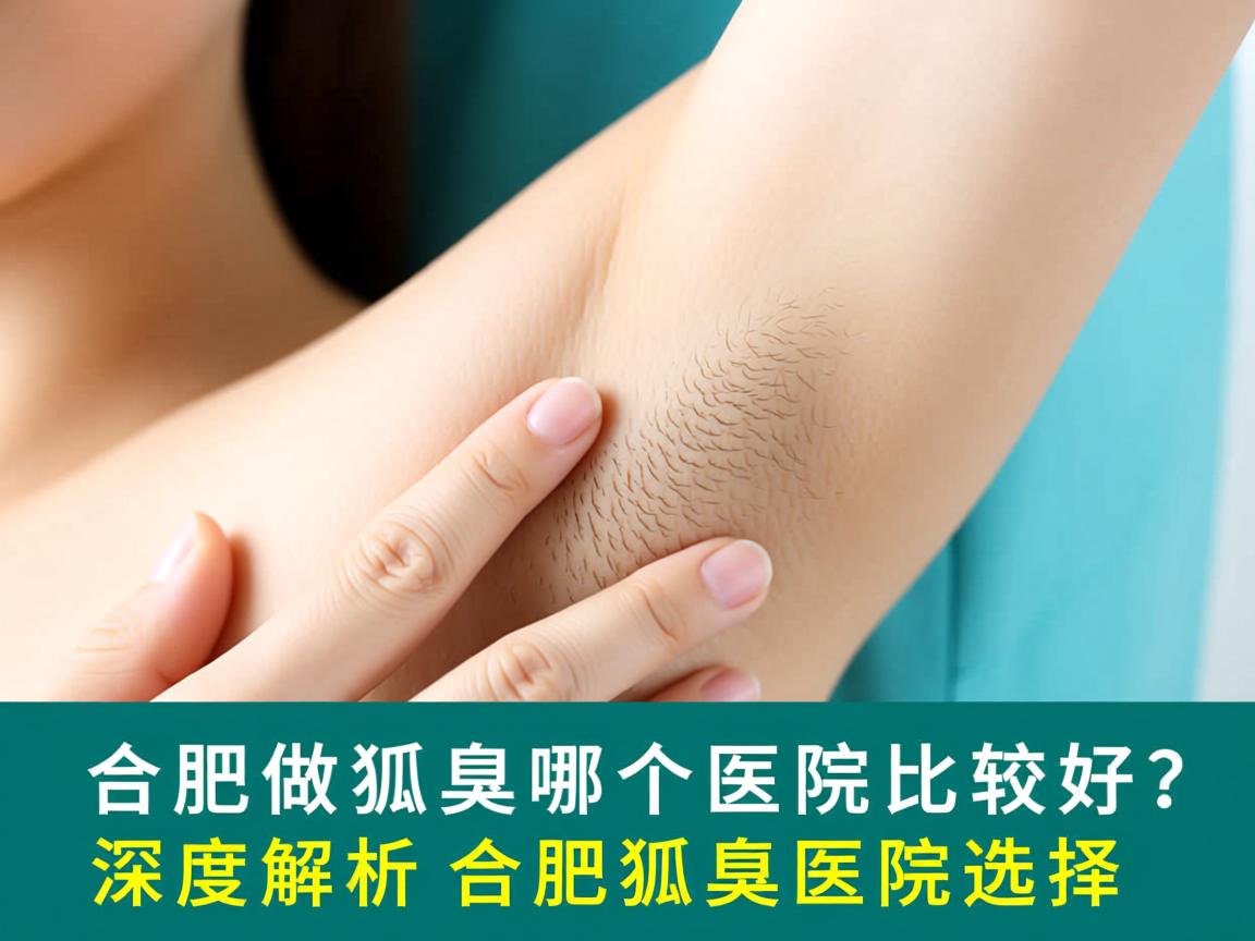 合肥做狐臭哪个医院做比较好？深度解析合肥狐臭医院选择