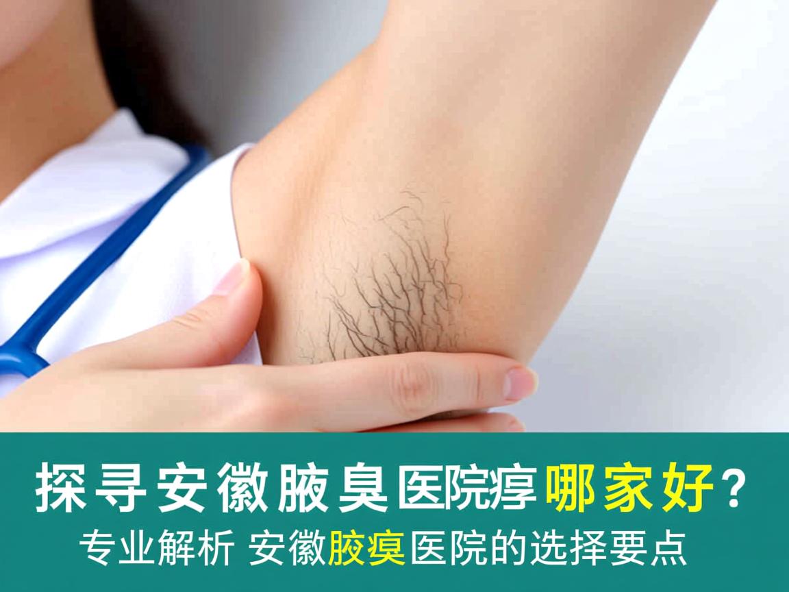 探寻安徽腋臭医院哪家好？专业解析安徽腋臭医院的选择要点
