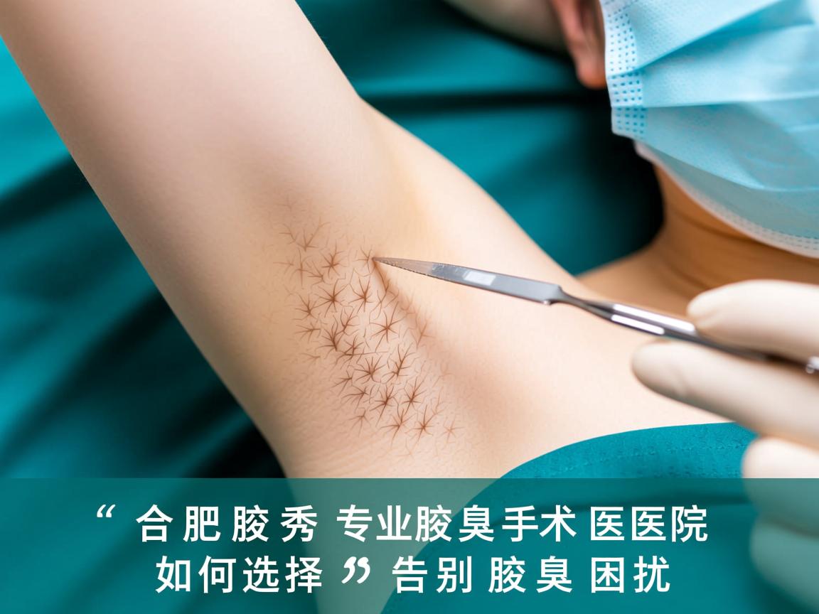 合肥腋秀解析，专业腋臭手术医院如何选择，告别腋臭困扰
