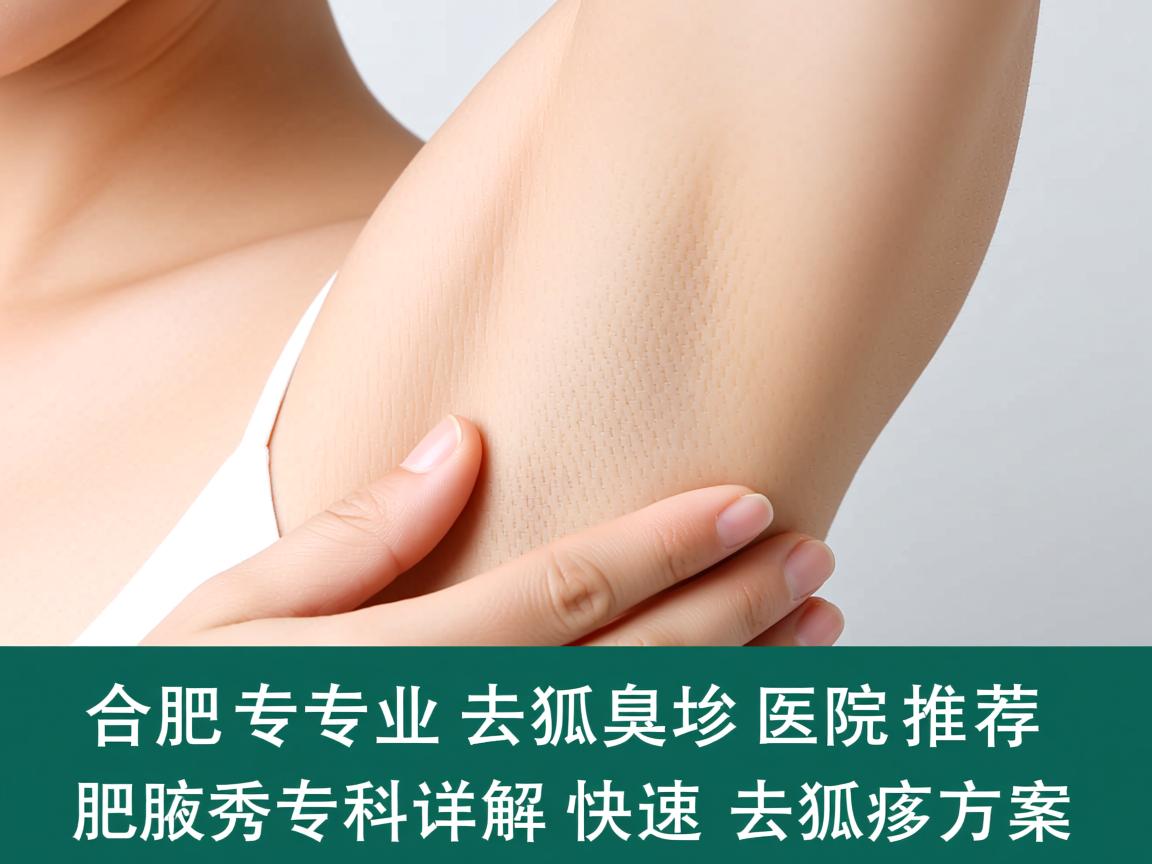 合肥专业去狐臭医院推荐，合肥腋秀专科详解快速去狐臭方案