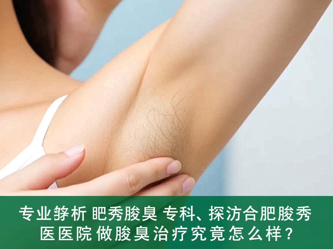 专业解析合肥腋秀腋臭专科,探访合肥腋秀医院做腋臭治疗究竟怎么样? 专业解析合肥腋秀腋臭专科,探访合肥腋秀医院做腋臭治疗究竟怎么样?