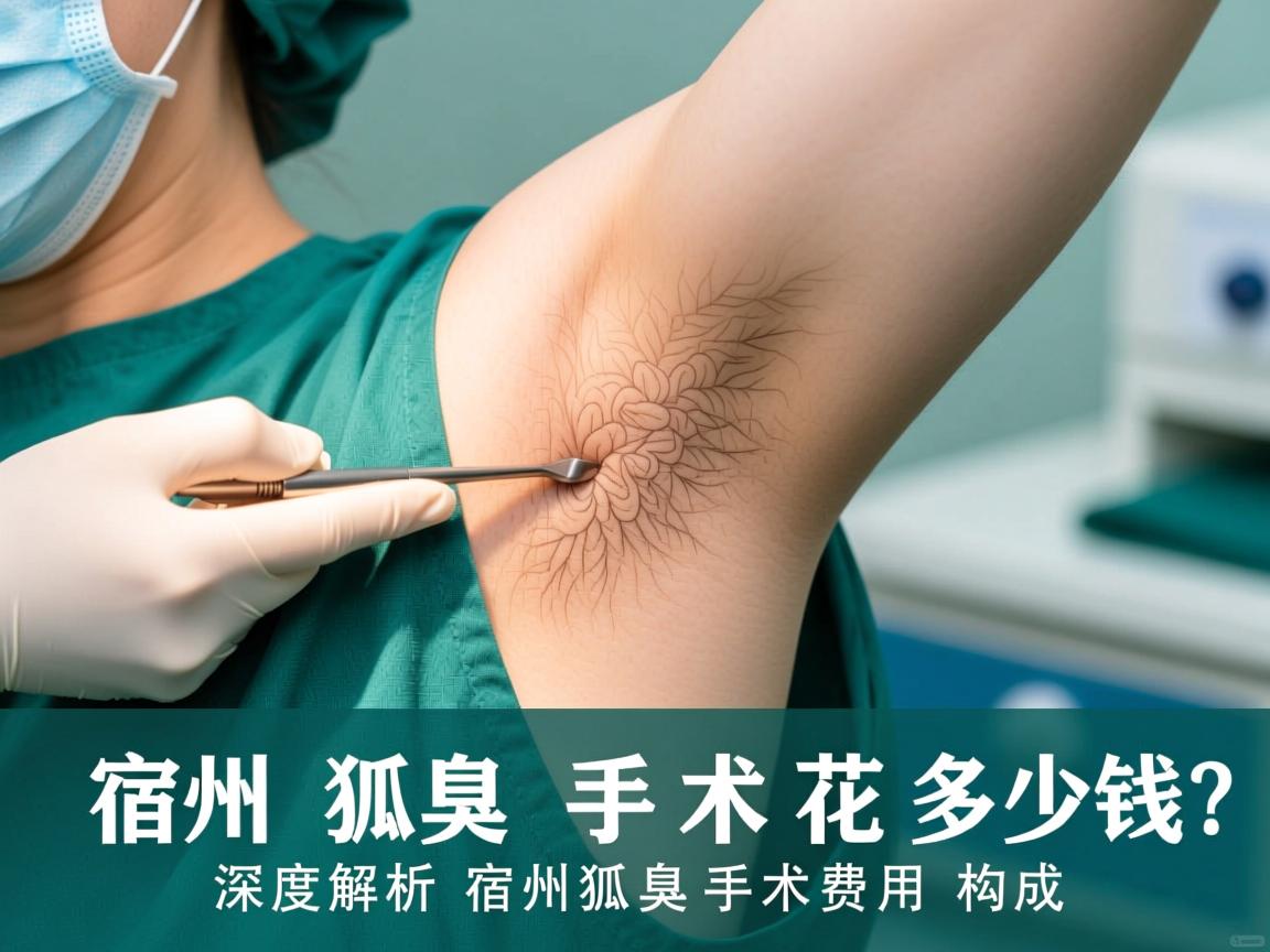 宿州狐臭手术花多少钱？深度解析宿州狐臭手术费用构成