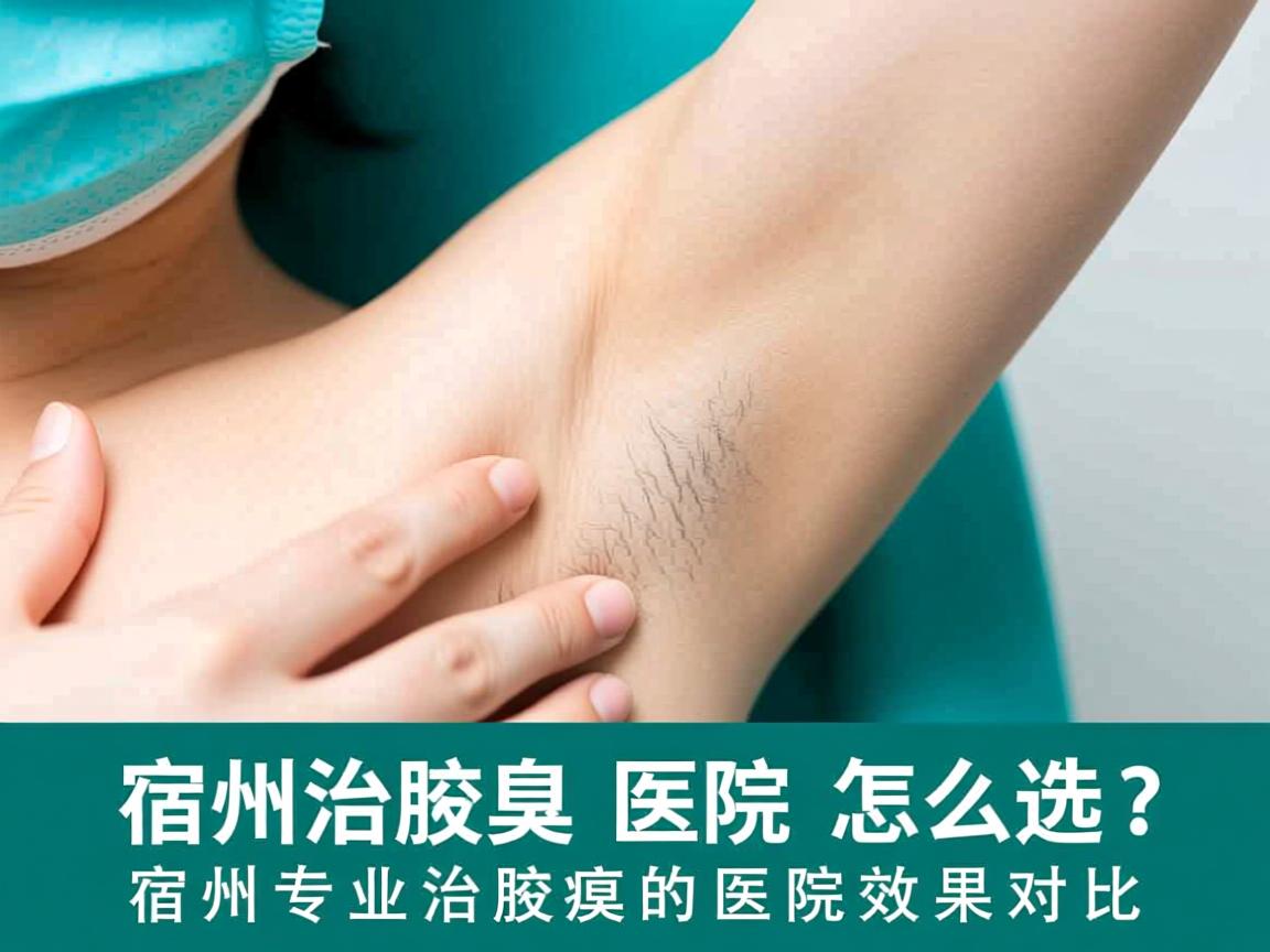 宿州治腋臭医院怎么选?宿州专业治腋臭的医院效果对比 宿州治腋臭医院怎么选?宿州专业治腋臭的医院效果对比