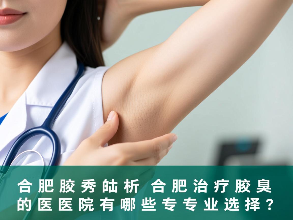 合肥腋秀解析，合肥治疗腋臭的医院有哪些专业选择？