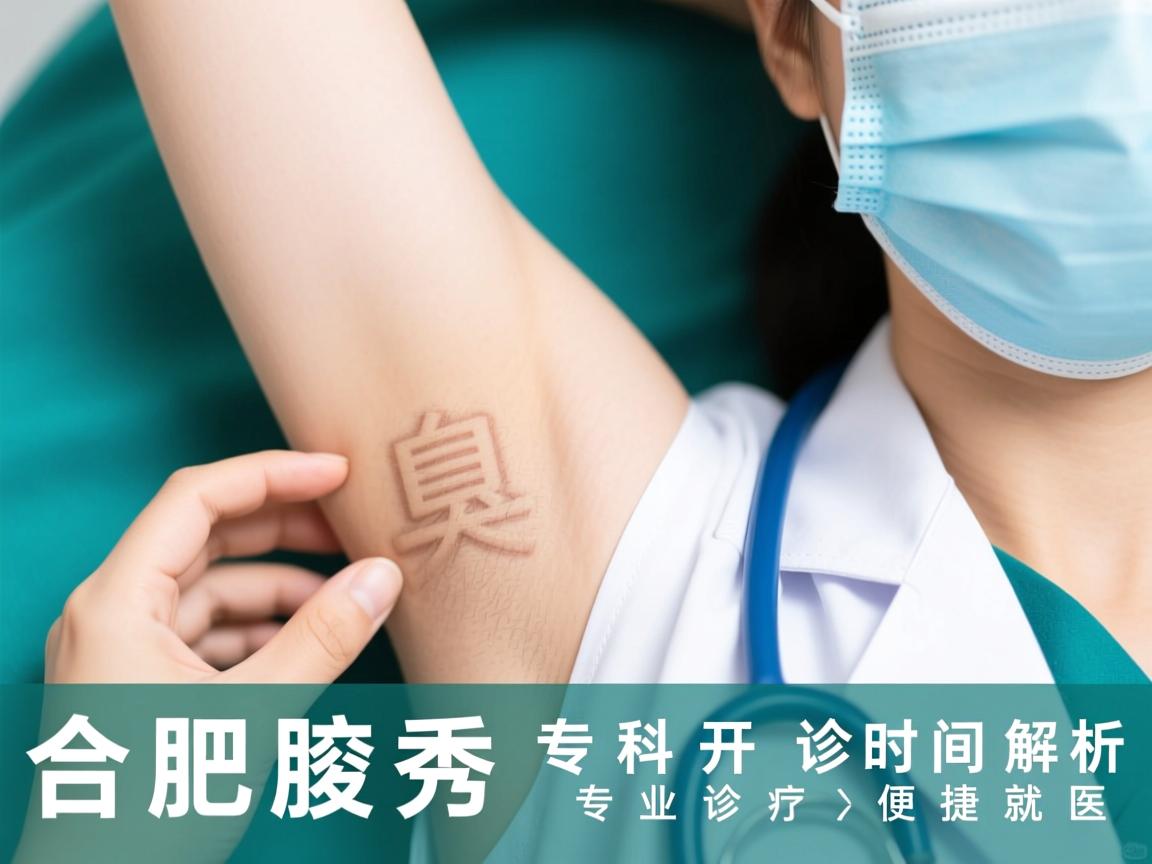 合肥腋秀腋臭专科开诊时间解析,专业诊疗,便捷就医 合肥腋秀腋臭专科开诊时间解析,专业诊疗,便捷就医