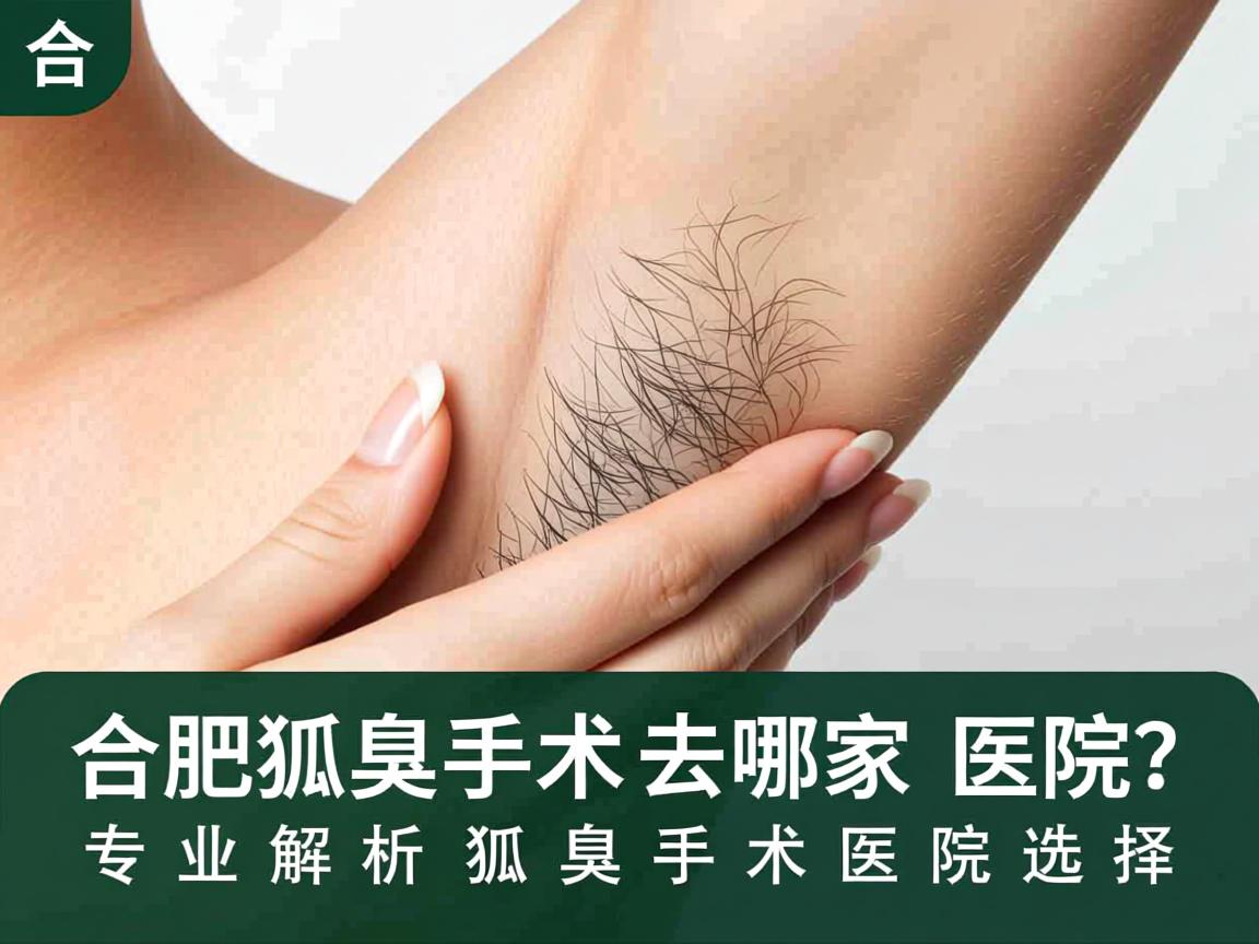 合肥狐臭手术去哪家医院？专业解析狐臭手术医院选择