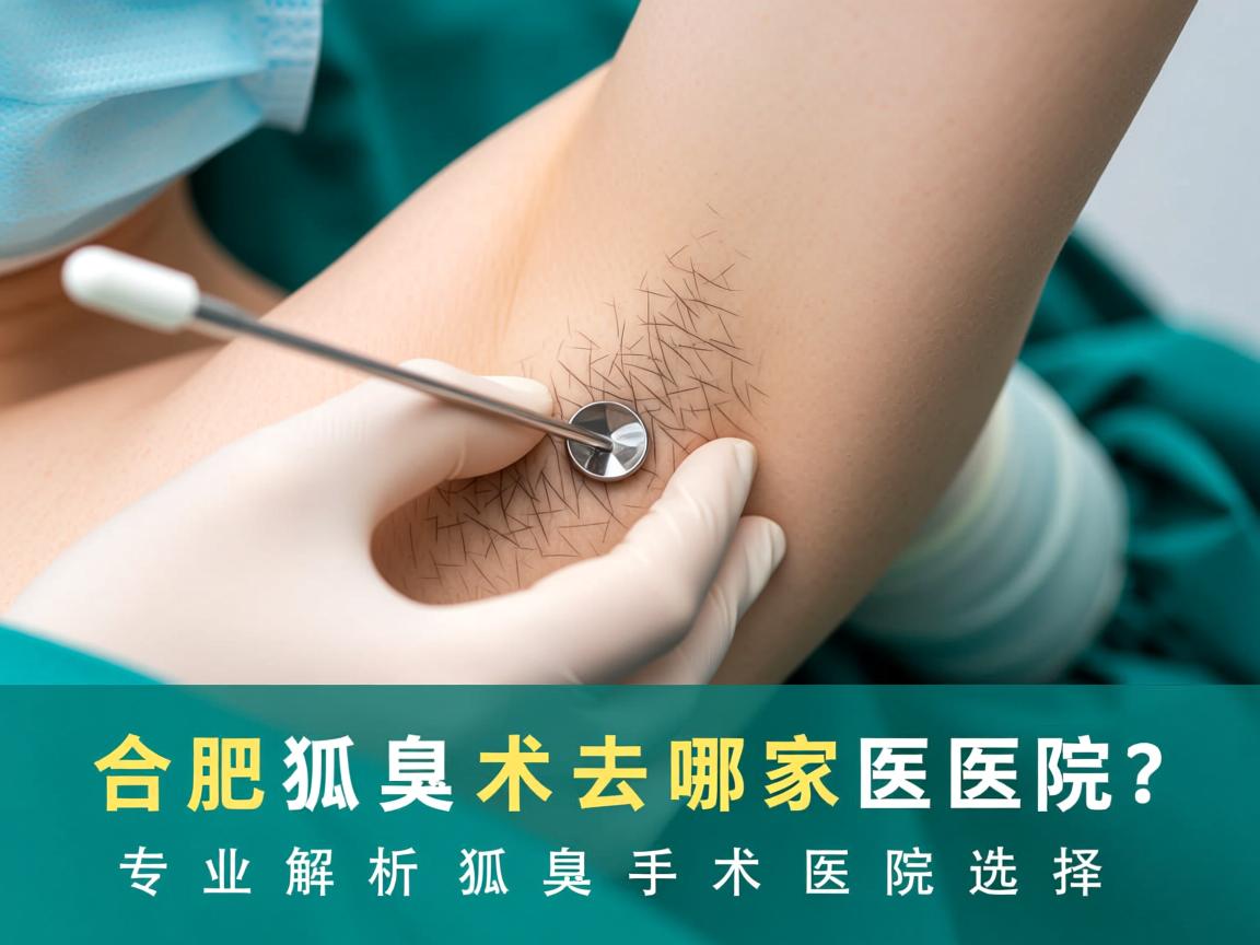 合肥狐臭手术去哪家医院？专业解析狐臭手术医院选择