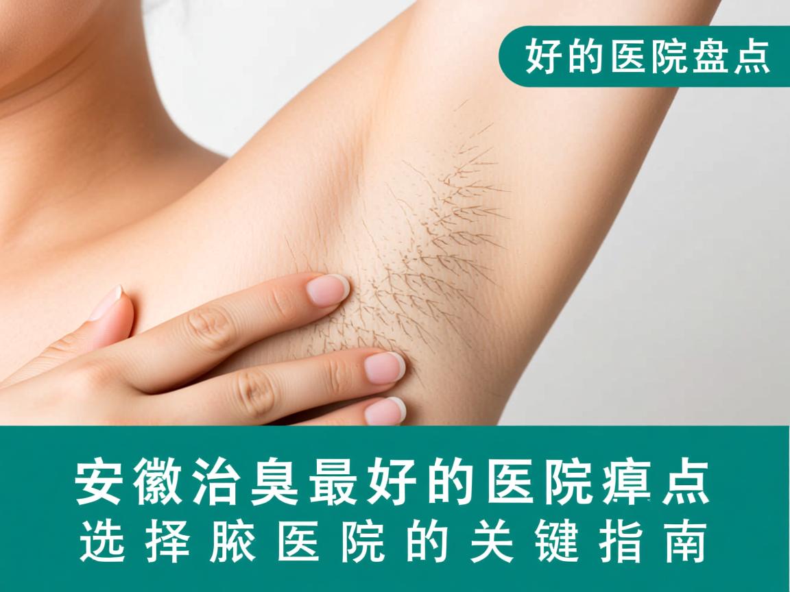 安徽治腋臭最好的医院盘点，选择最好腋臭医院的关键指南
