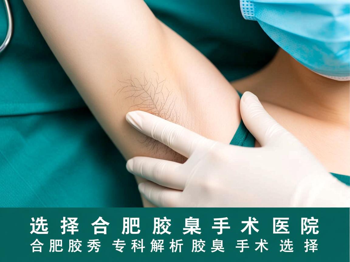 选择合肥腋臭手术医院，合肥腋秀专科解析腋臭手术选择