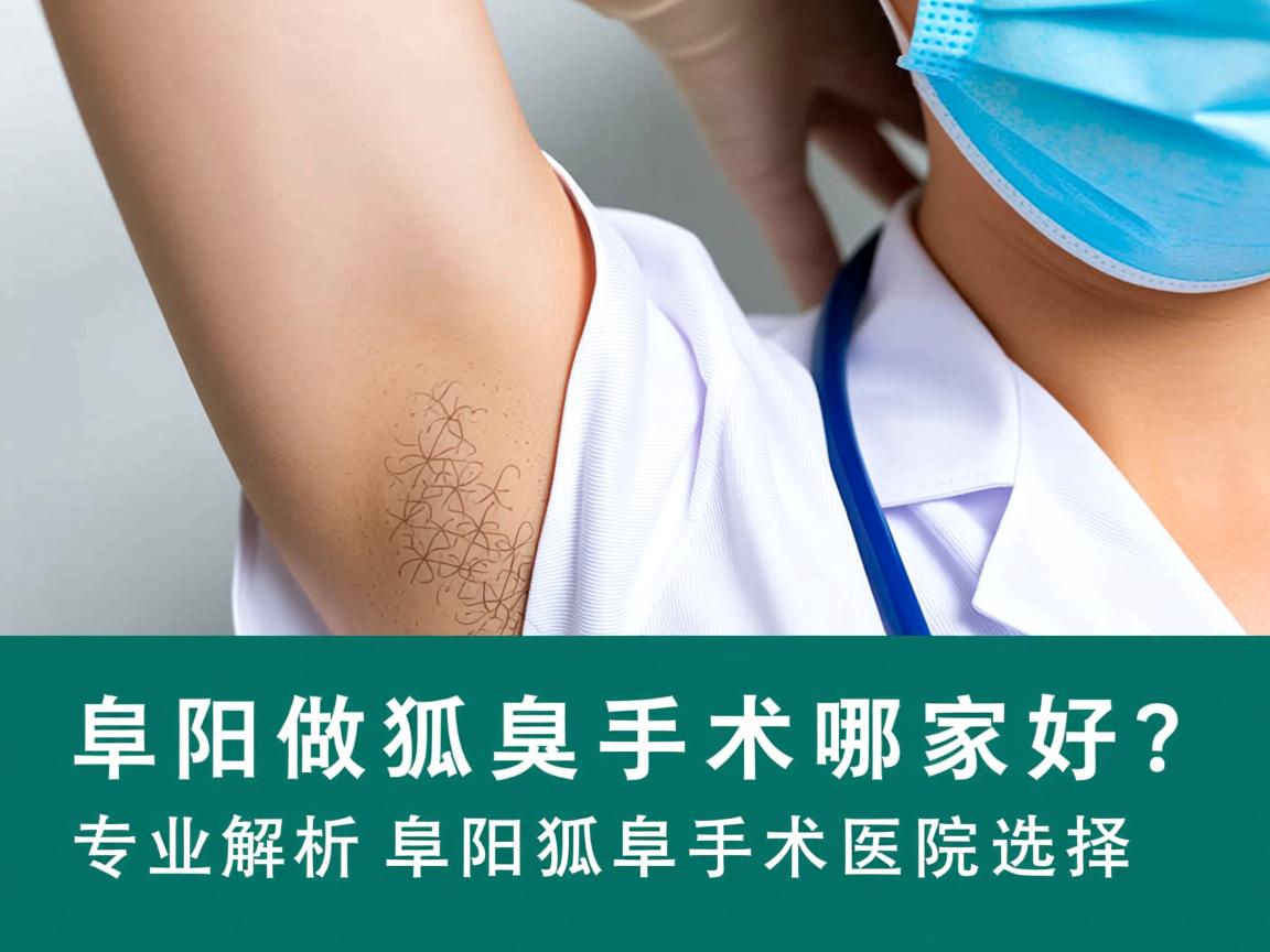 阜阳做狐臭手术哪家好？专业解析阜阳狐臭手术医院选择