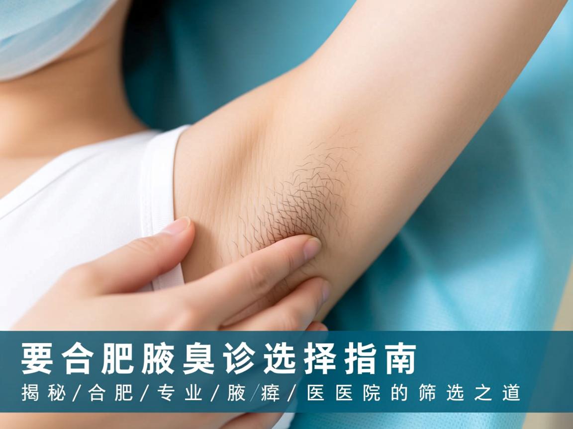 合肥腋臭诊疗选择指南,揭秘合肥专业腋臭医院的筛选之道 合肥腋臭诊疗选择指南,揭秘合肥专业腋臭医院的筛选之道