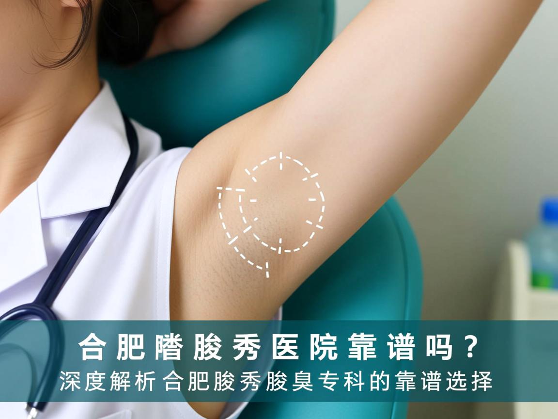 合肥腋秀医院靠谱吗？深度解析合肥腋秀腋臭专科的靠谱选择
