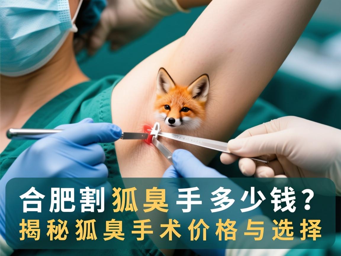 合肥割狐臭手术多少钱？揭秘狐臭手术价格与选择