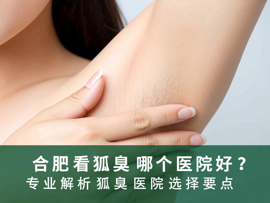 合肥看狐臭哪个医院好？专业解析狐臭医院选择要点