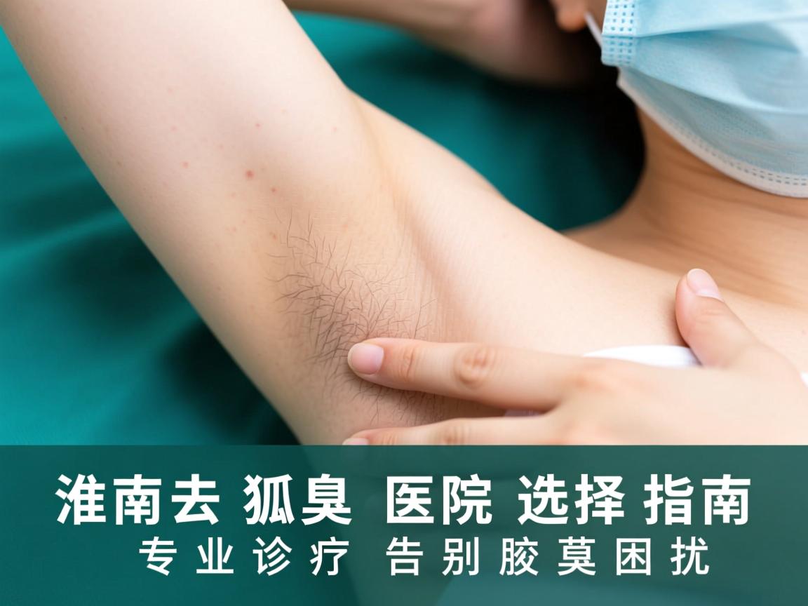 淮南去狐臭医院选择指南,专业诊疗告别腋臭困扰 淮南去狐臭医院选择指南,专业诊疗告别腋臭困扰