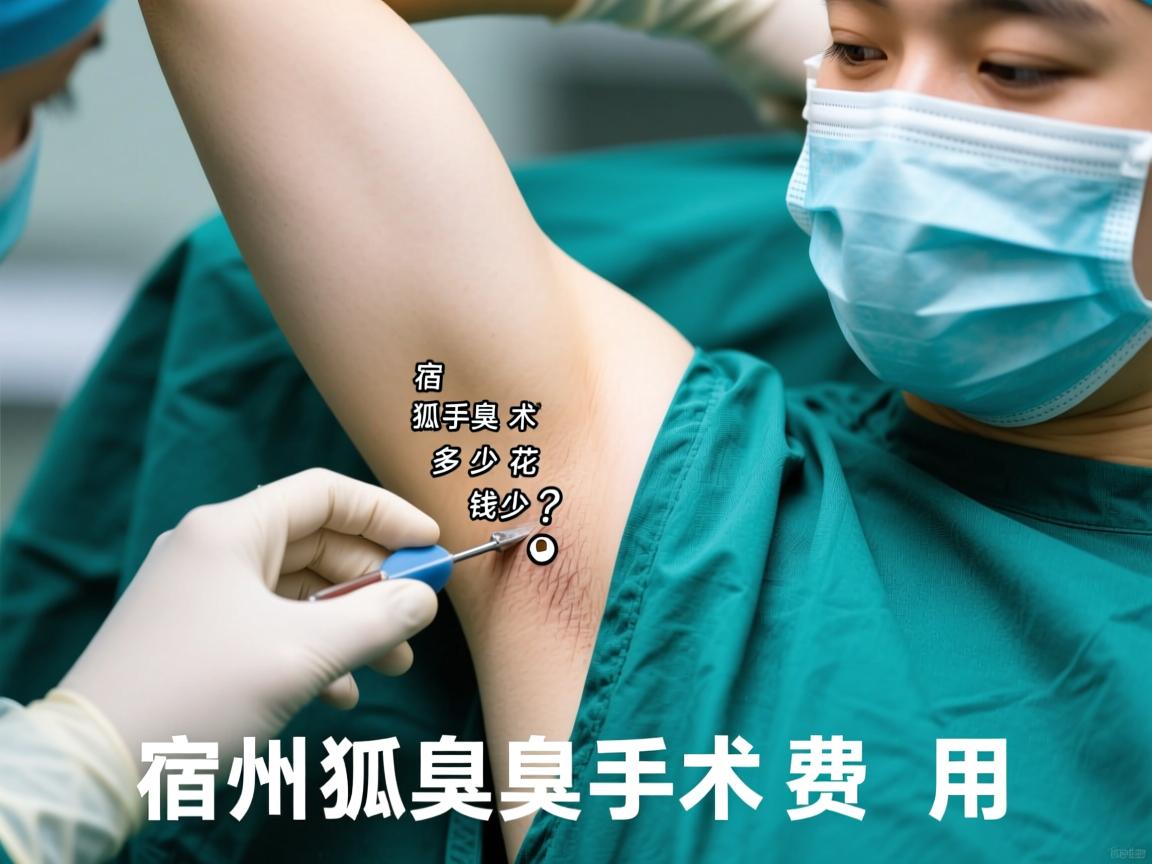 宿州狐臭手术花多少钱？深度解析宿州狐臭手术费用