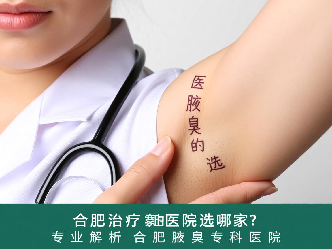 合肥治疗腋臭的医院选哪家？专业解析合肥腋臭专科医院