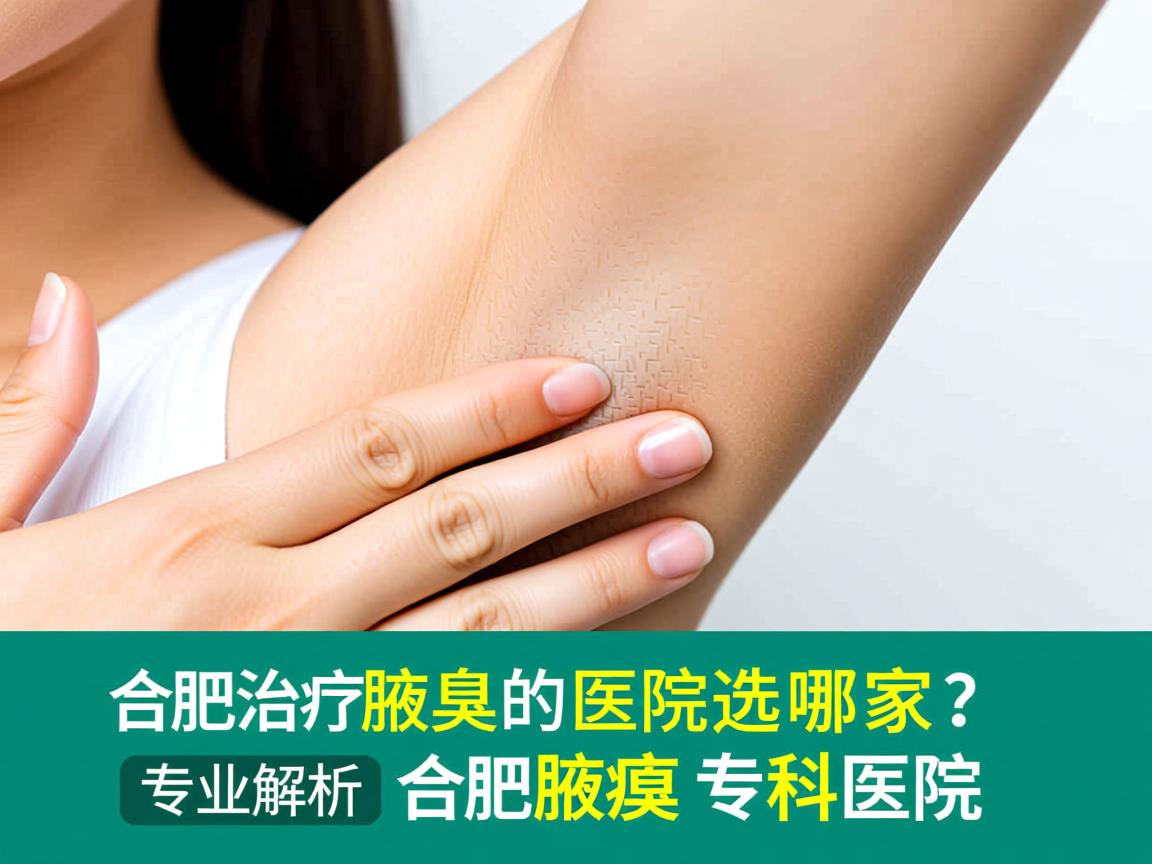 合肥治疗腋臭的医院选哪家？专业解析合肥腋臭专科医院