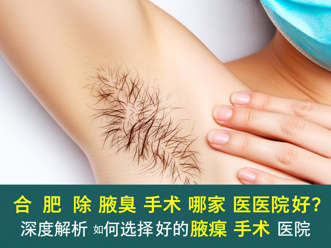 合肥除腋臭手术哪家医院好?深度解析如何选择好的腋臭手术医院 合肥除腋臭手术哪家医院好?深度解析如何选择好的腋臭手术医院