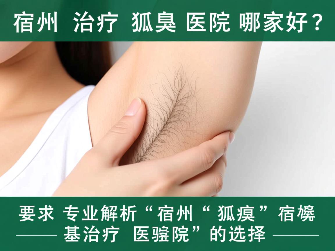 宿州治疗狐臭医院哪家好?专业解析宿州狐臭治疗医院的选择 宿州治疗狐臭医院哪家好?专业解析宿州狐臭治疗医院的选择