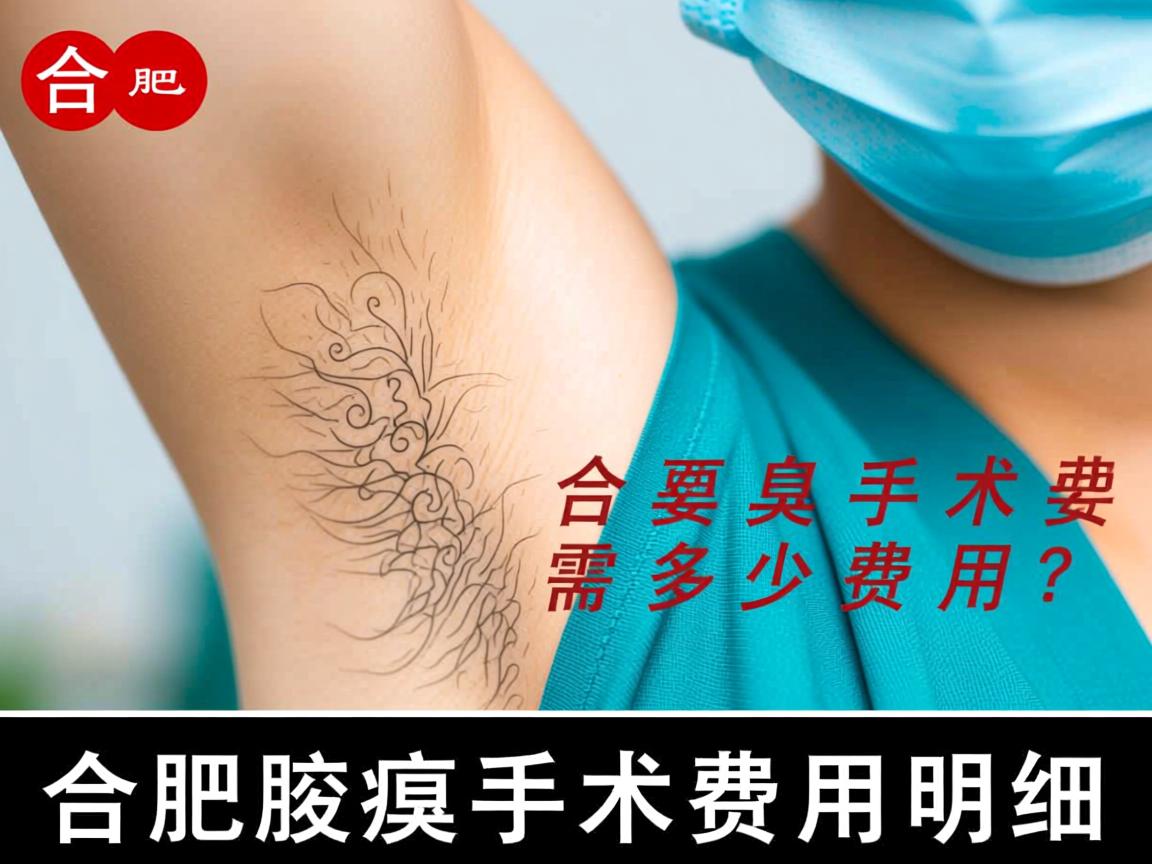 合肥腋臭手术需要多少费用？详解合肥腋臭手术费用明细