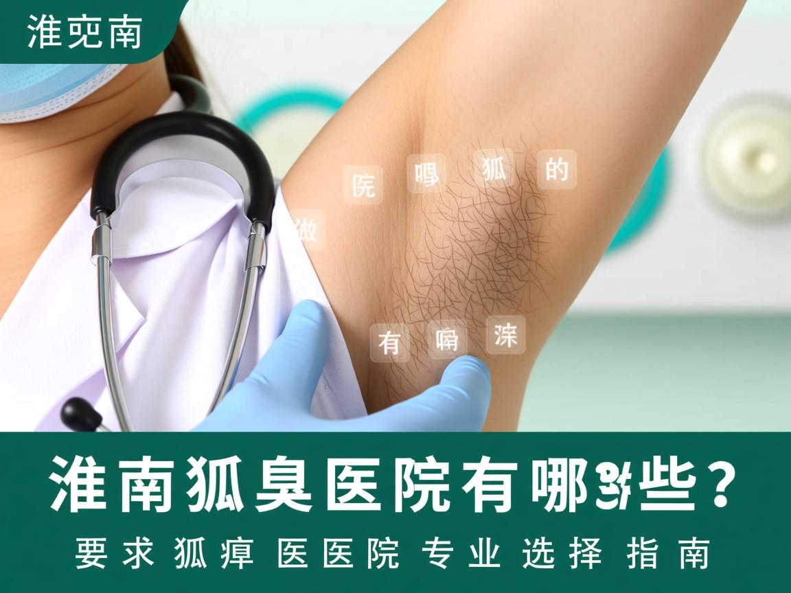 淮南做狐臭的医院有哪些?淮南狐臭医院专业选择指南 淮南做狐臭的医院有哪些?淮南狐臭医院专业选择指南
