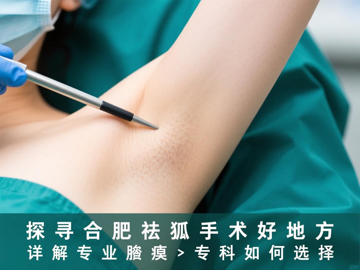 探寻合肥祛狐臭手术好地方,详解专业腋臭专科如何选择 探寻合肥祛狐臭手术好地方,详解专业腋臭专科如何选择