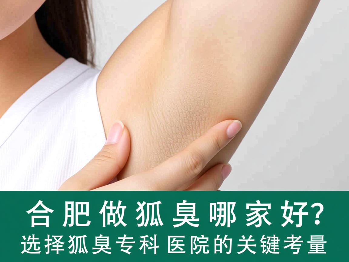 合肥做狐臭哪家好?选择狐臭专科医院的关键考量 合肥做狐臭哪家好?选择狐臭专科医院的关键考量
