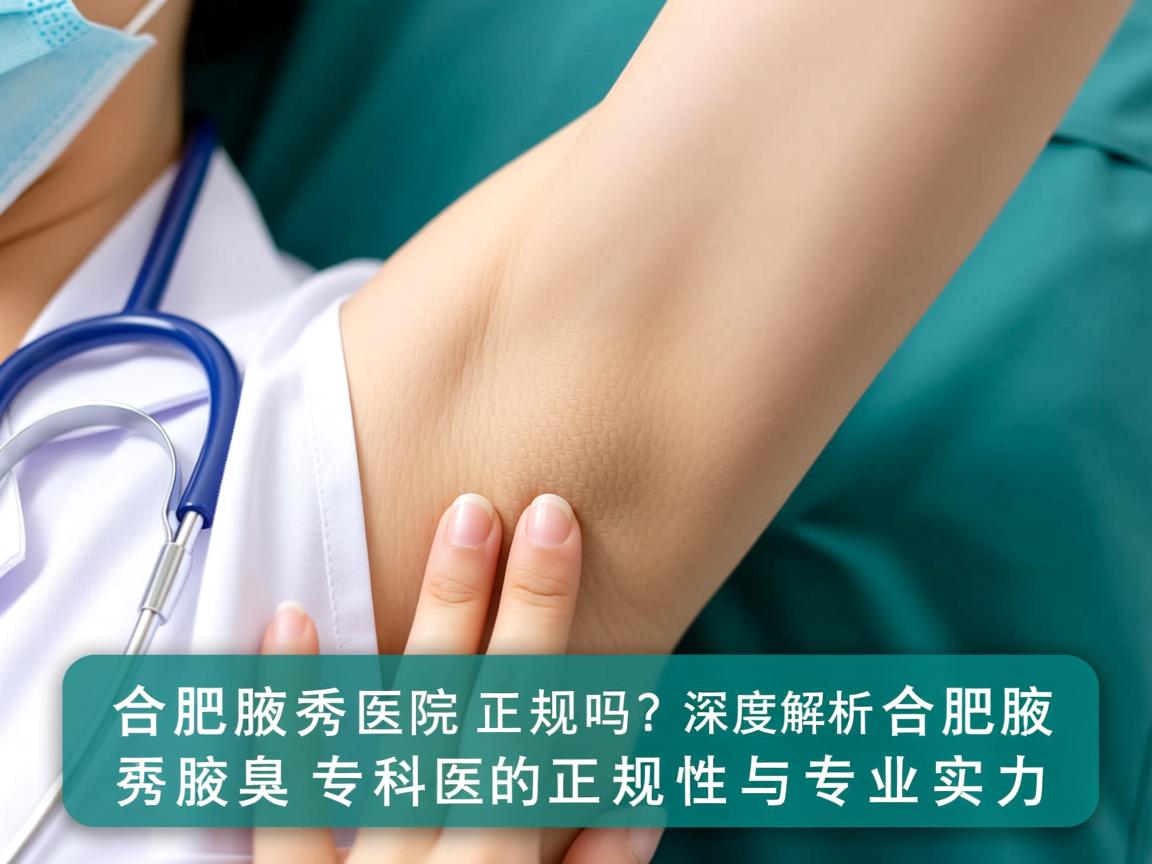 合肥腋秀医院正规吗?深度解析合肥腋秀腋臭专科的正规性与专业实力 合肥腋秀医院正规吗?深度解析合肥腋秀腋臭专科的正规性与专业实力