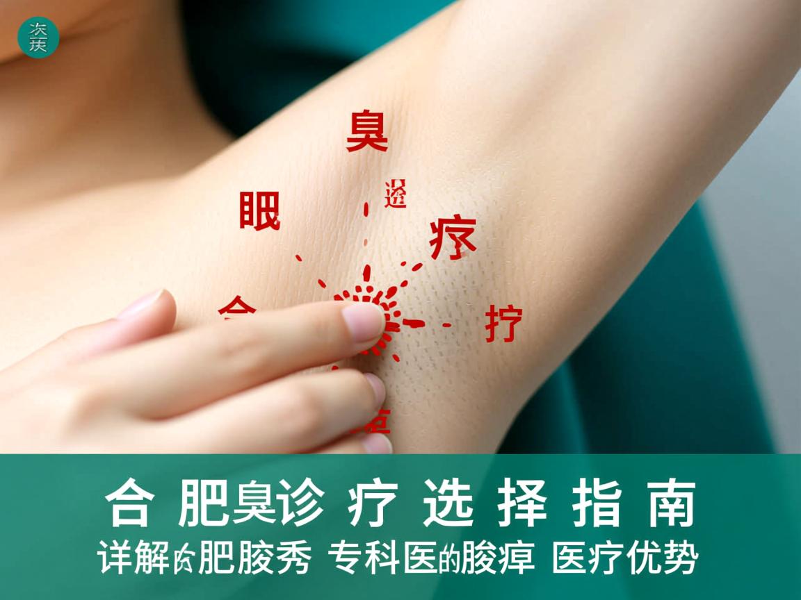 合肥腋臭诊疗选择指南，详解合肥腋秀专科的腋臭医疗优势
