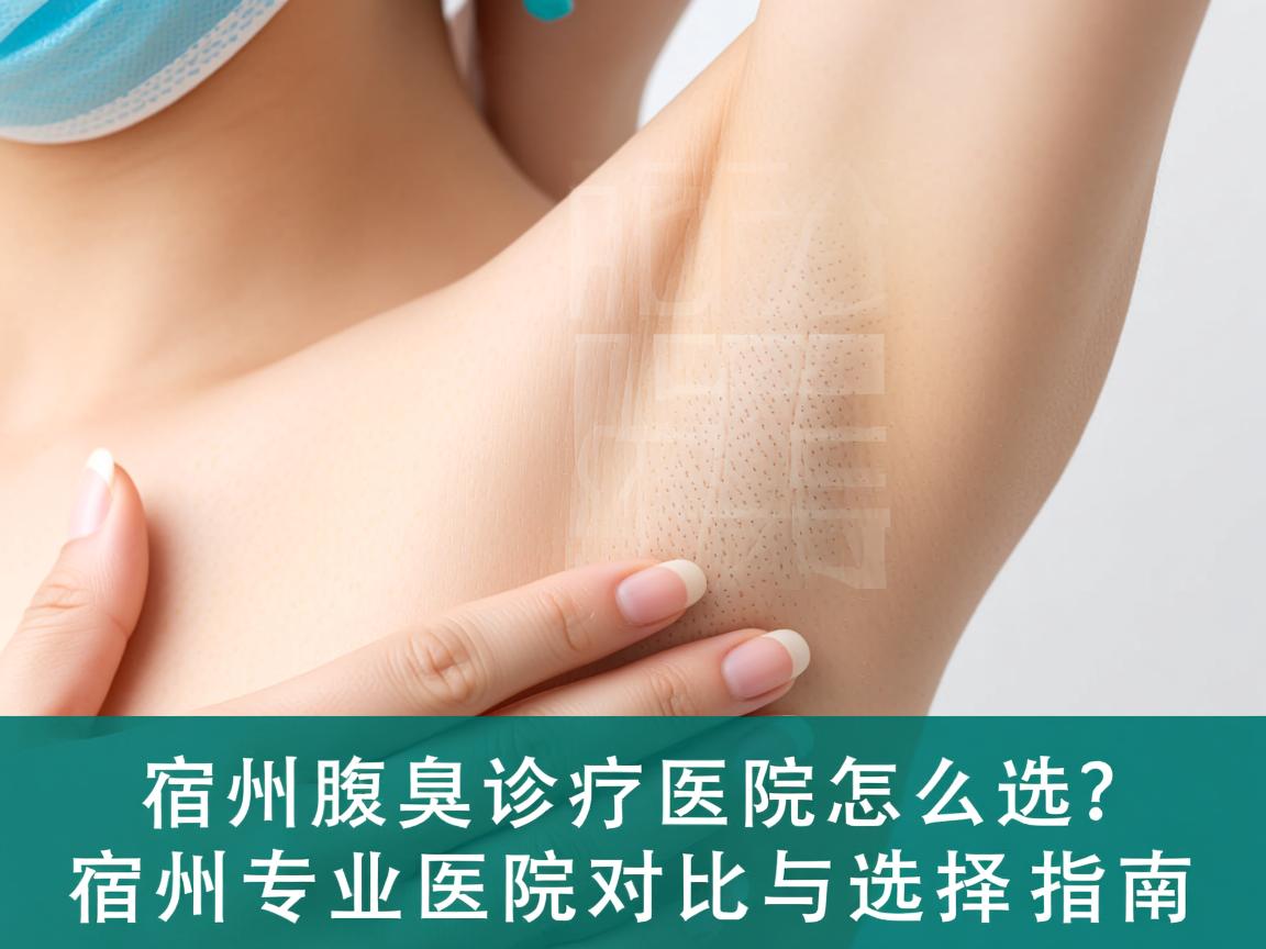 宿州腋臭诊疗医院怎么选？宿州专业医院对比与选择指南