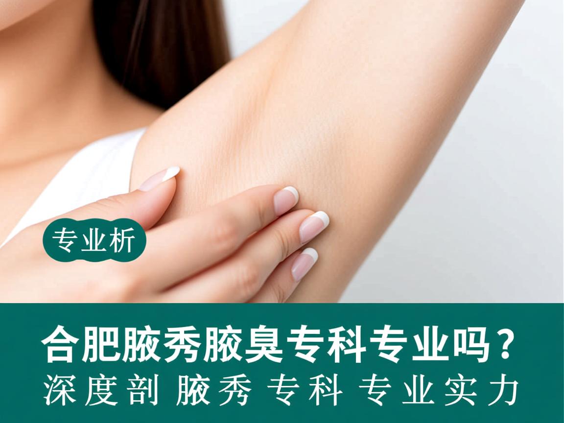 专业解析，合肥腋秀腋臭专科专业吗？深度剖析腋秀专科的专业实力
