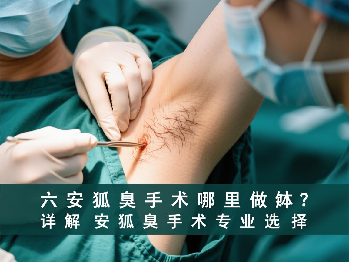 六安狐臭手术哪里做?详解六安狐臭手术专业选择 六安狐臭手术哪里做?详解六安狐臭手术专业选择