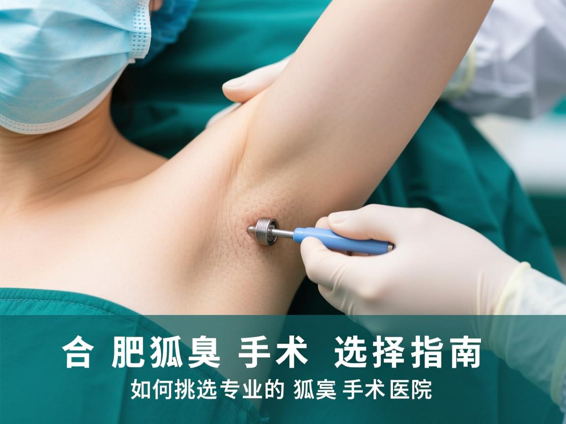 合肥狐臭手术选择指南,如何挑选专业的狐臭手术医院 合肥狐臭手术选择指南,如何挑选专业的狐臭手术医院