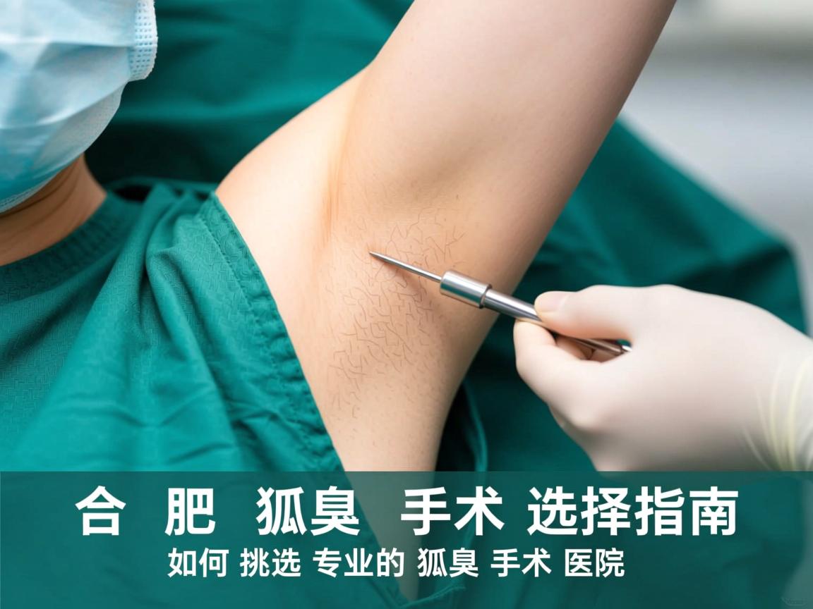合肥狐臭手术选择指南,如何挑选专业的狐臭手术医院 合肥狐臭手术选择指南,如何挑选专业的狐臭手术医院