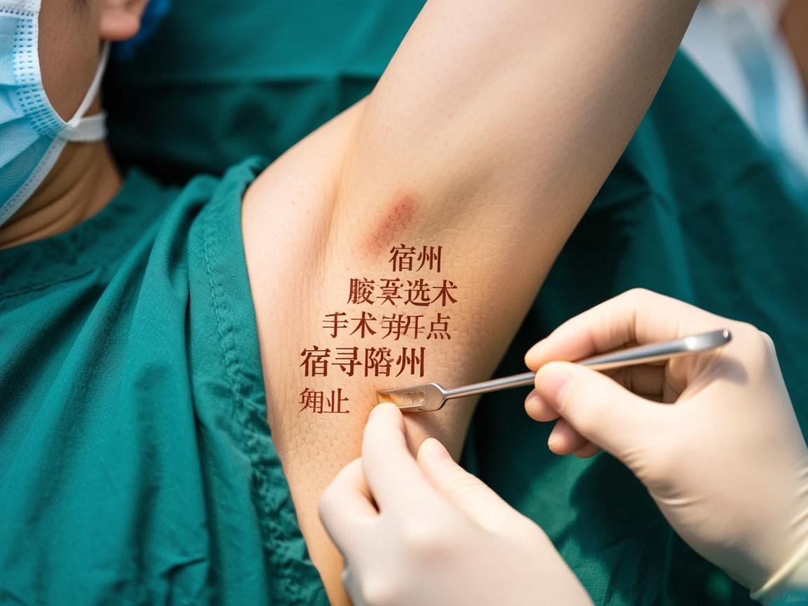 探寻宿州腋臭手术专业选择，详解宿州腋臭手术关键要点