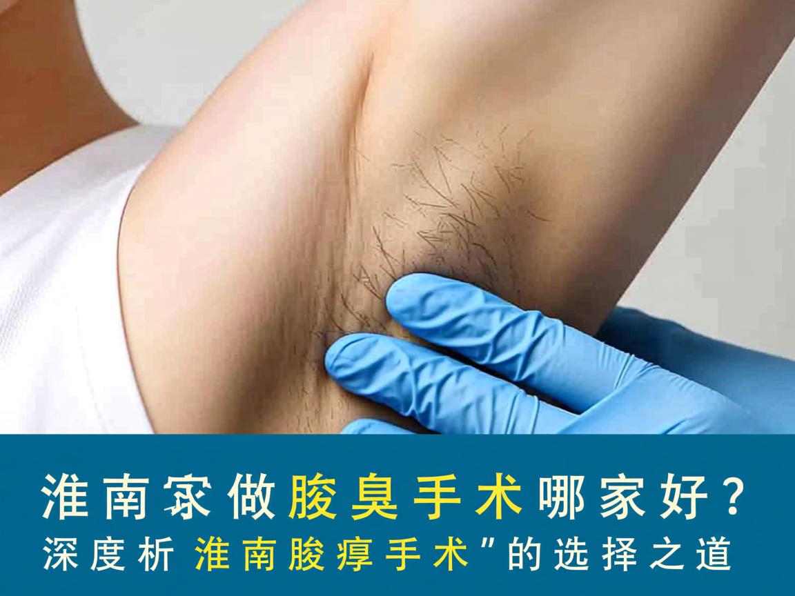 淮南做腋臭手术哪家好?深度解析淮南腋臭手术的选择之道 淮南做腋臭手术哪家好?深度解析淮南腋臭手术的选择之道