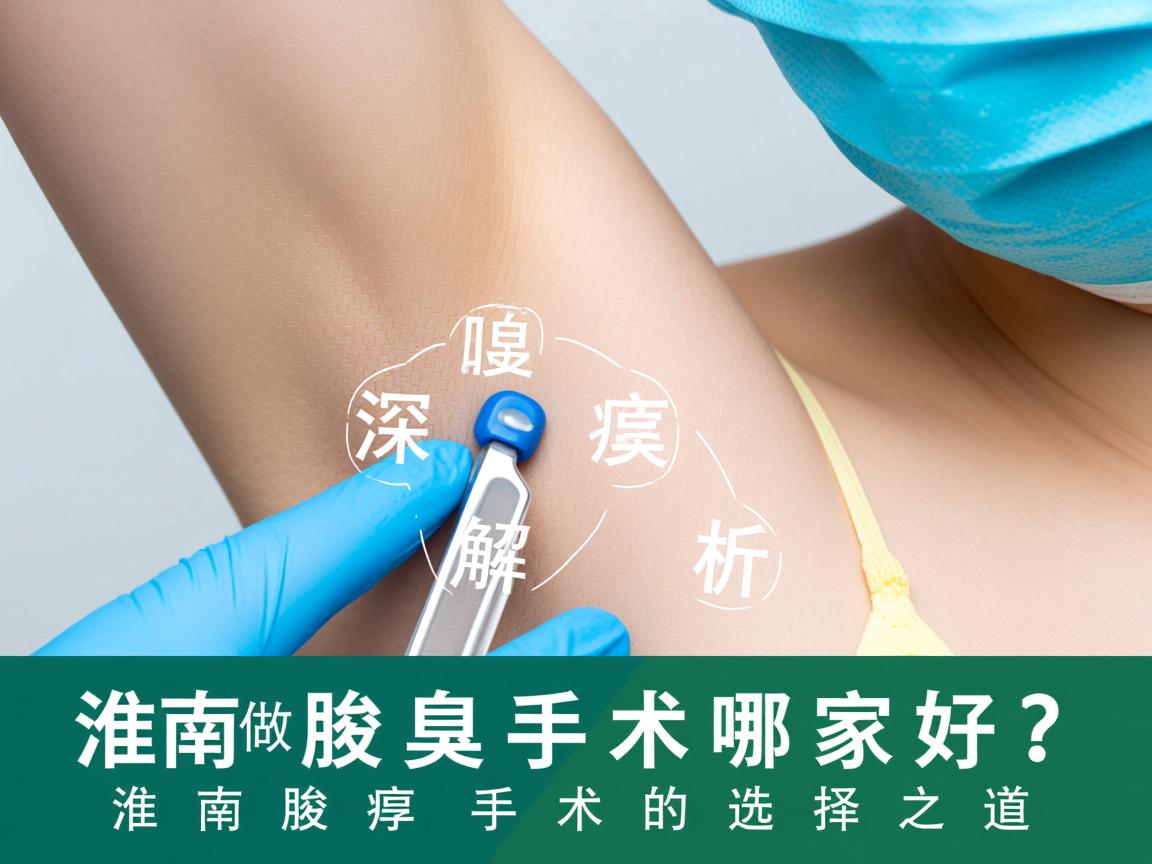 淮南做腋臭手术哪家好?深度解析淮南腋臭手术的选择之道 淮南做腋臭手术哪家好?深度解析淮南腋臭手术的选择之道