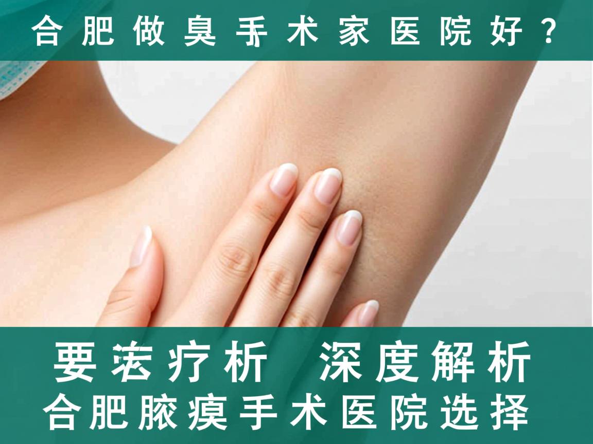 合肥做腋臭手术哪家医院好?深度解析合肥腋臭手术医院选择 合肥做腋臭手术哪家医院好?深度解析合肥腋臭手术医院选择