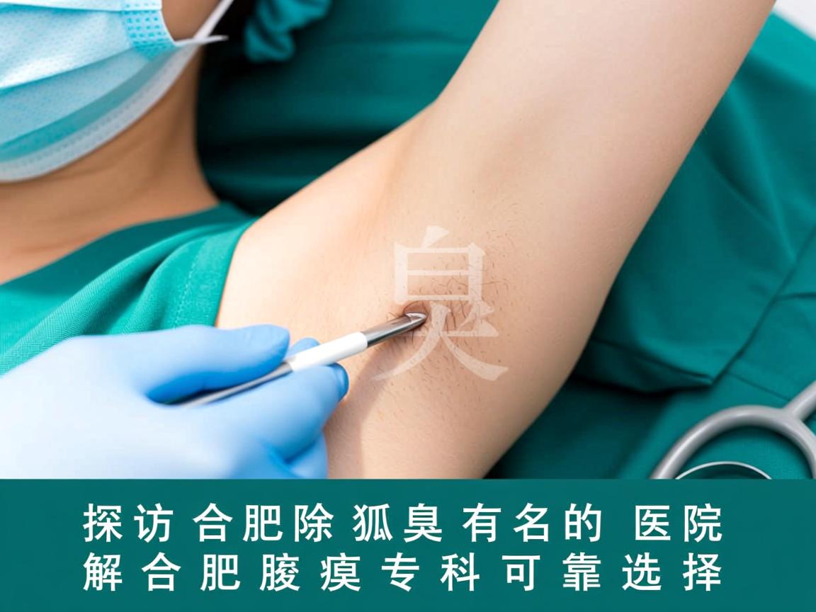 探访合肥除狐臭有名的医院，解析合肥腋臭专科可靠选择
