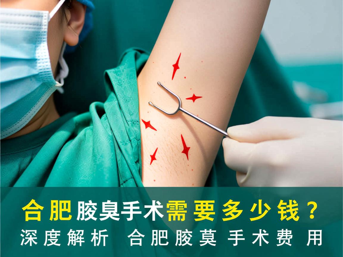 合肥腋臭手术需要多少钱？深度解析合肥腋臭手术费用