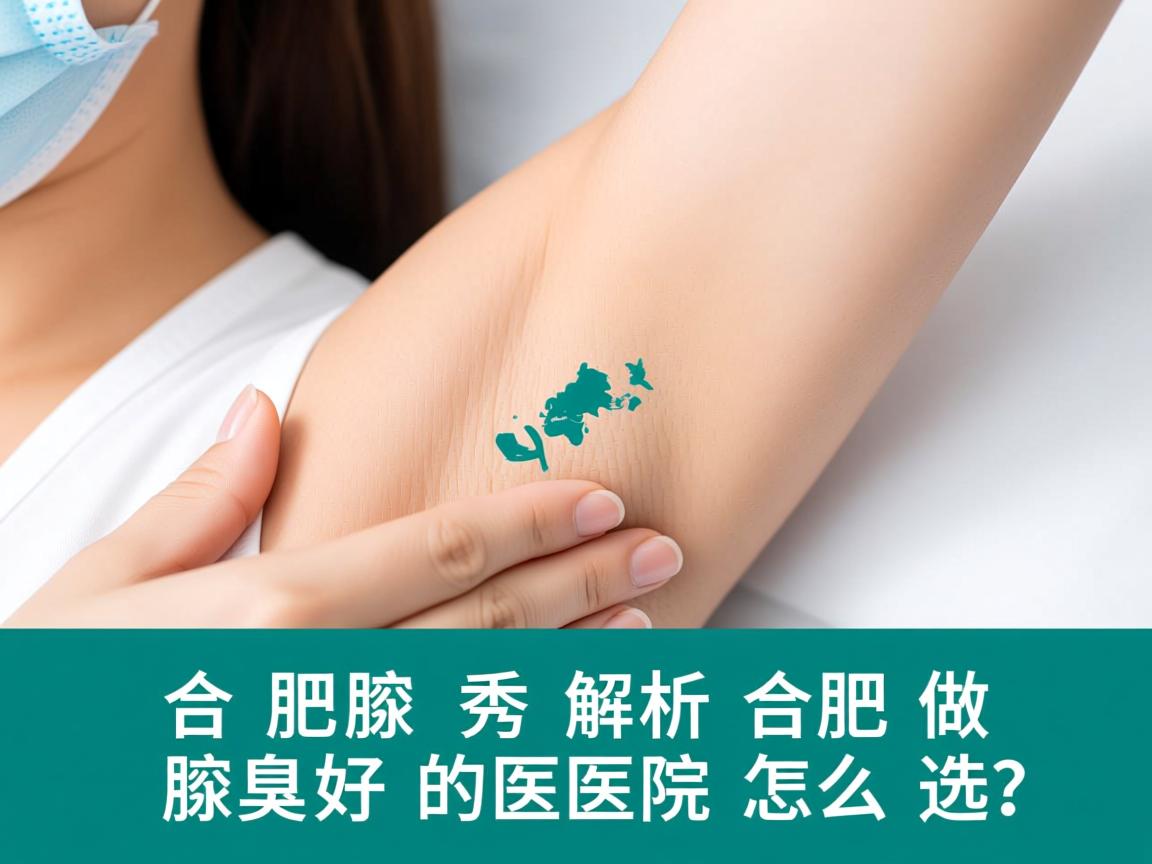 合肥腋秀解析，合肥做腋臭好的医院怎么选？