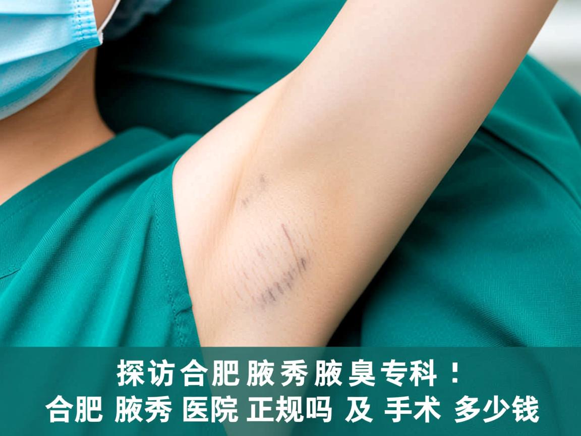 探访合肥腋秀腋臭专科，解析合肥腋秀医院正规吗及手术多少钱