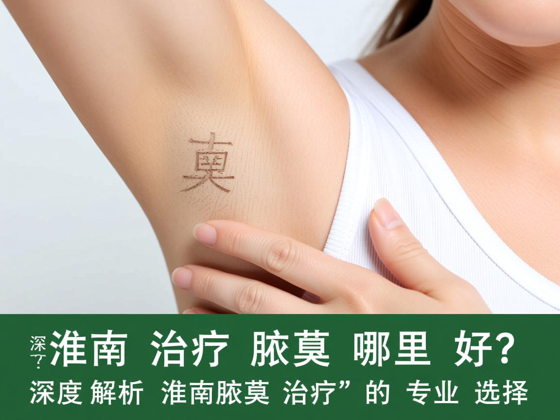 淮南治疗腋臭哪里好？深度解析淮南腋臭治疗的专业选择