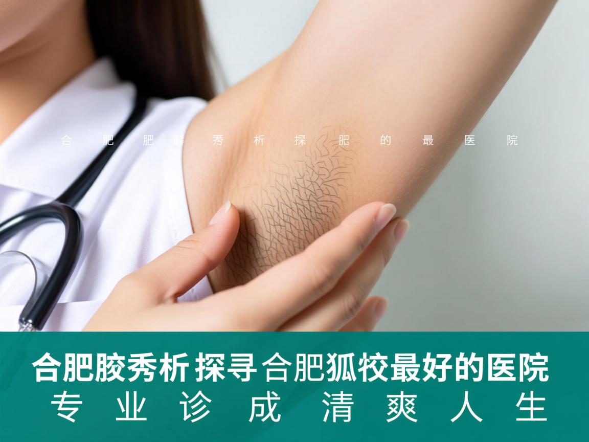 合肥腋秀解析，探寻合肥狐臭最好的医院，专业诊疗成就清爽人生