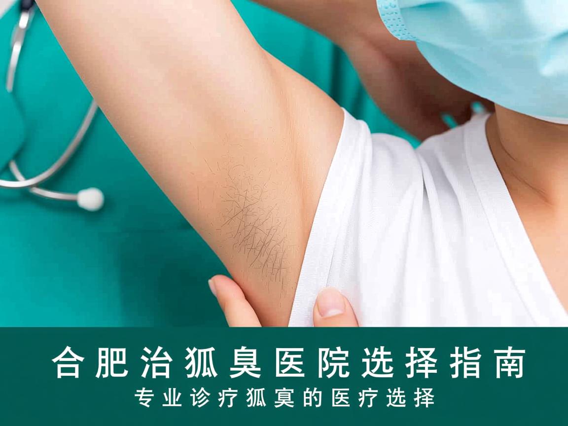 合肥治狐臭医院选择指南，专业诊疗狐臭的医疗选择
